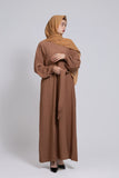 Aafiyah Abaya - Brown