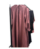 Ramadan Pleated Abaya - Dusty Rose