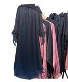 Ramadan Pleated Abaya - Black