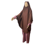 Noor  Khimar - Chocolate Brown