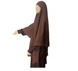 Noor  Khimar - Chocolate Brown