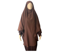 Noor  Khimar - Chocolate Brown