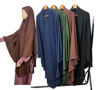 Noor  Khimar - Chocolate Brown