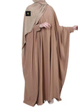 MARYAM Essential Butterfly Abaya- Brown