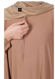 MARYAM Essential Butterfly Abaya- Brown