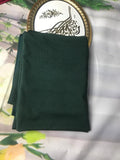 Ribbed Jersey Hijab - Emerald Green