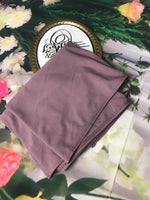 Ribbed Jersey Hijab - Dusty Rose