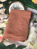 Ribbed Jersey Hijab - Mocha