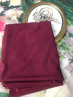 Ribbed Jersey Hijab - Burgundy