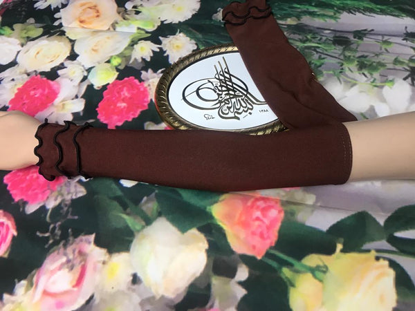 Arm Sleeves - Chocolate Brown