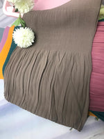 Pleated Chiffon Hijab