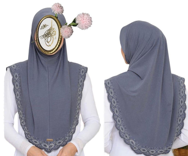 Moscrepe Instant Hijab