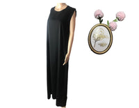 Sleeveless Inner Abaya Slip Dress - Black