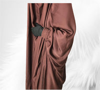 One Piece Jilbab - Chocolate Brown