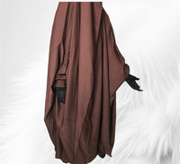 One Piece Jilbab - Chocolate Brown