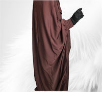 One Piece Jilbab - Chocolate Brown