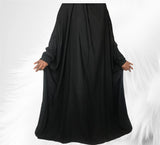 One Piece Jilbab - Black