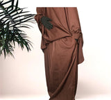 Two Piece Jilbab Set - Chocolate Brown