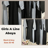 Girl A Line Abaya