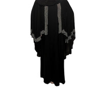 Faizah Luxury Cape Abaya - Black