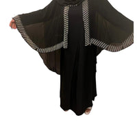 Faizah Luxury Cape Abaya - Black